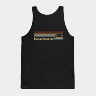 Bauhaus Cassette Stripes Tank Top